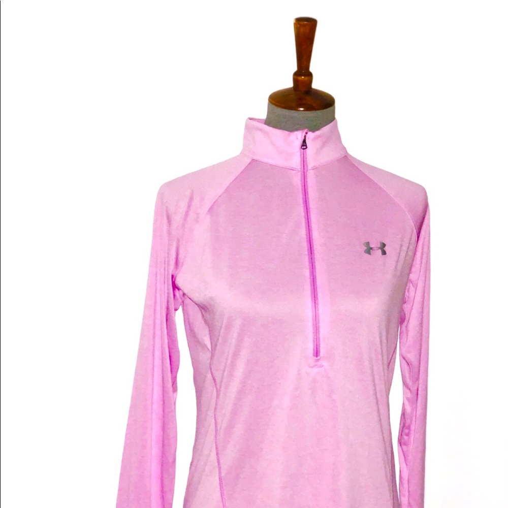 Under Armour Purple Lilac Loose QuarterZip Sweater